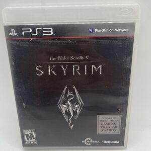 PlayStation 3 PS3 Game The Elder Scrolls V Skyrim CIB Complete With Map - Tested